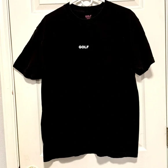 Golf Wang x Odd Future x Tyler The Creator-mini center logo tee-Black-Men’s Lrg - Picture 1 of 4